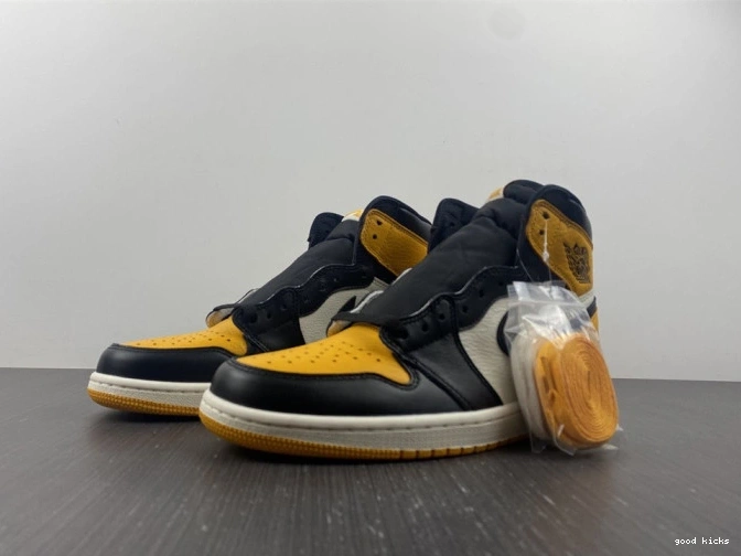 OG Jordan High Yellow Toe 1 555088-711 Air 0717